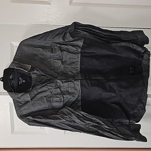 Marc Eckō Button Down Short Sleeve Dual Tone Shirt XXL